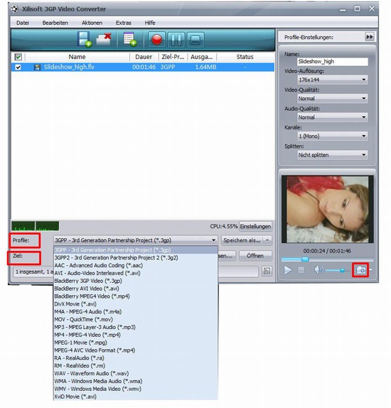 Xilisoft 3GP Video Converter