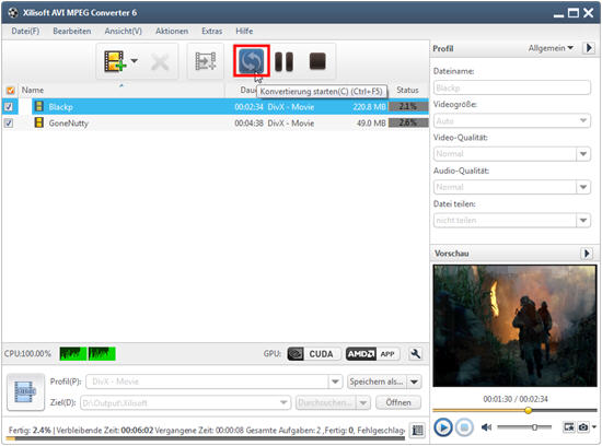 Xilisoft AVI MPEG Converter