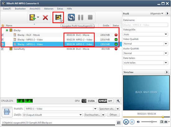 Xilisoft AVI MPEG Converter