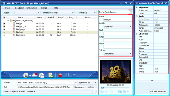 Xilisoft DVD Audio Ripper