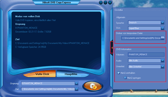 Xilisoft DVD Copy Express