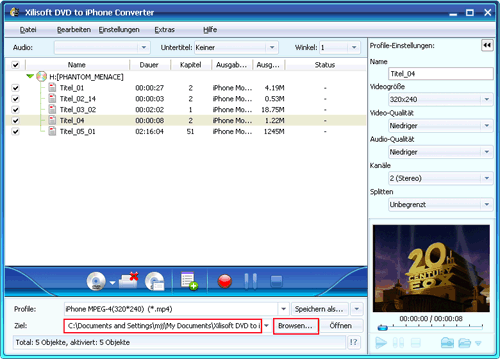 Xilisoft DVD to iPhone Converter