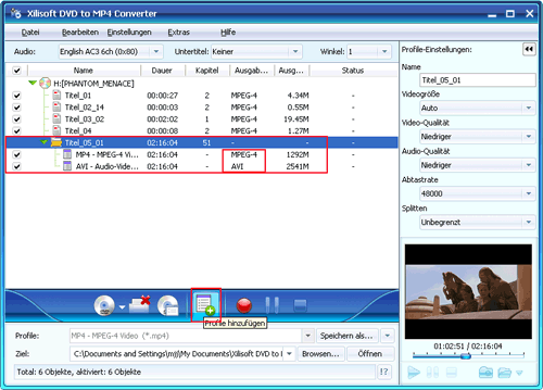 Xilisoft DVD to MP4 Converter