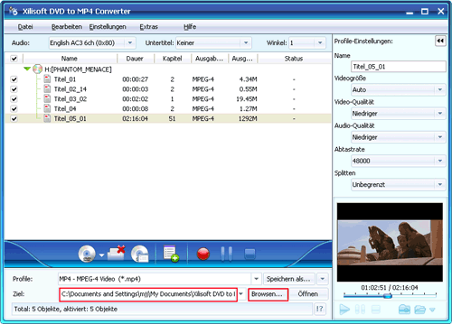 Xilisoft DVD to MP4 Converter
