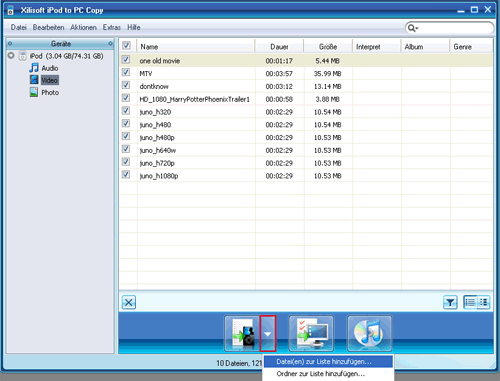 Xilisoft iPod Rip