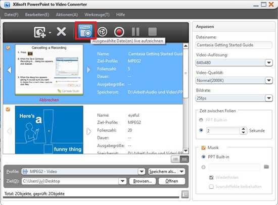 Xilisoft PowerPoint to Video Converter