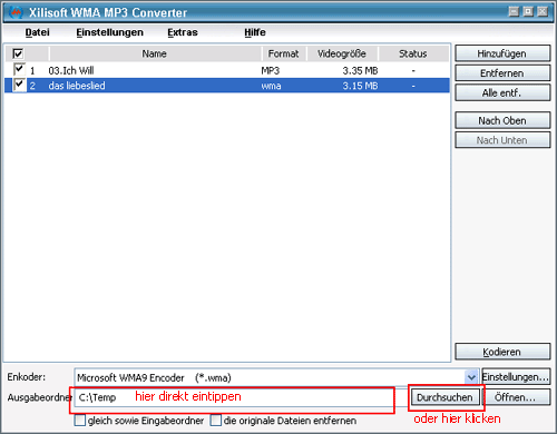 Xilisoft WMA MP3 Converter
