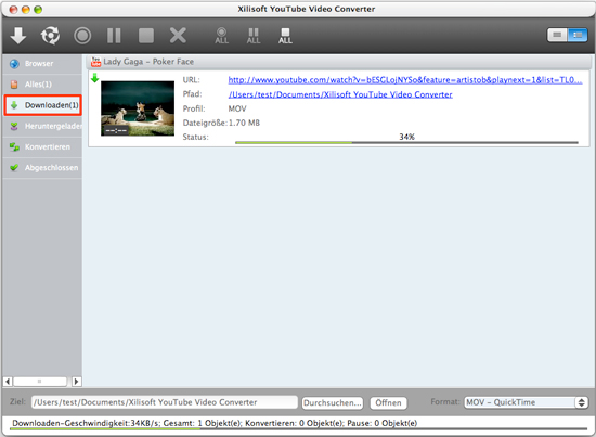 Xilisoft Youtube Video Converter for Mac