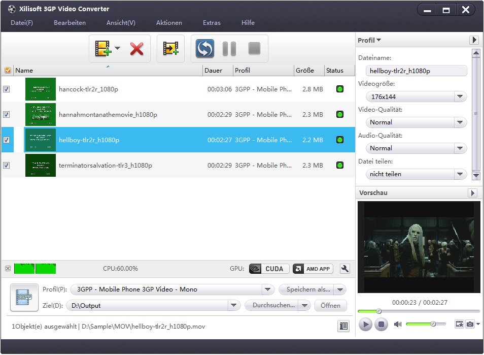 Xilisoft 3GP Video Converter
