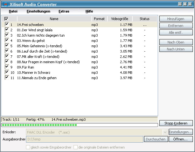 Xilisoft Audio Converter software