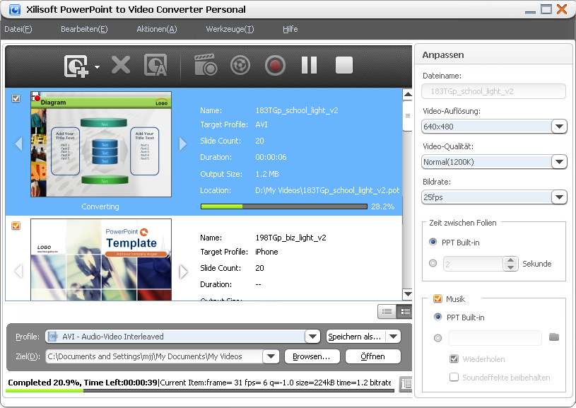 Xilisoft PPT to Video Converter Personal