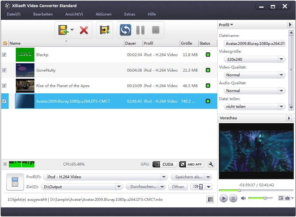 Xilisoft Video Converter Standard
